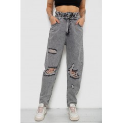 Джинси жіночі Mom-fit, колір сірий, 244R1573S20-LZ