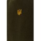 Гольф чоловічий з вишивкою тризуб, колір хакі, 161R07
