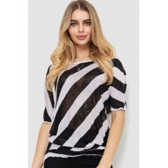 Кофта женская в полоску, цвет сине-белый, 244R0263