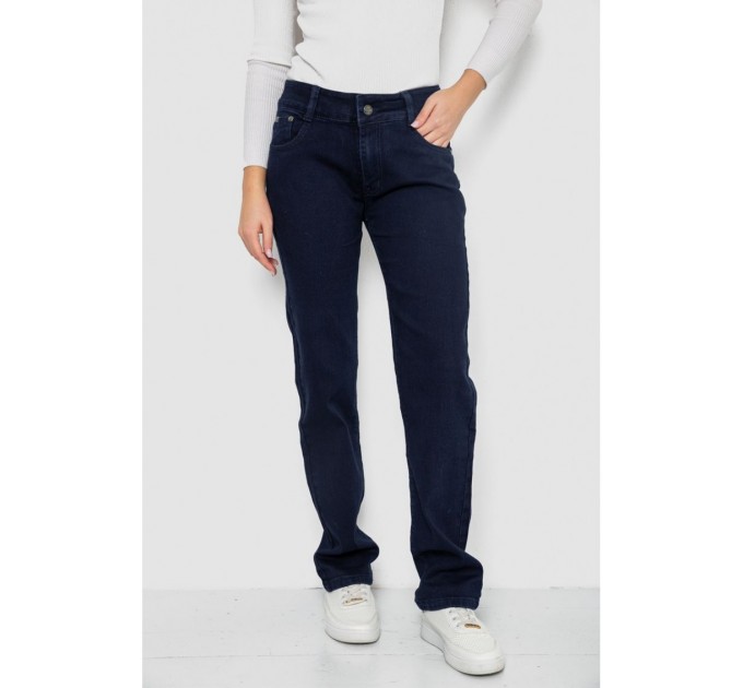 Джинси жіночі Slim Fit, колір темно-синій, 244R1049