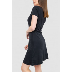 Платье базовое однотонное, цвет черный, 244R265