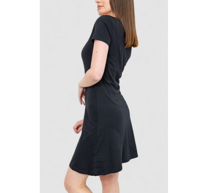 Платье базовое однотонное, цвет черный, 244R265