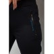 Спортивные брюки женские, цвет черный, 244R526
