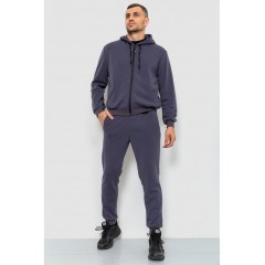 Спорт костюм чоловічий двонитка, колір темно-синій, 119R200-5