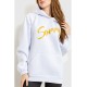 Худые женский на флисе тринитка Sorry, цвет черный, 102R316