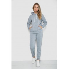 Спорт костюм жіночий на флісі, колір чорний, 241R1530