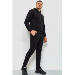 Спорт костюм мужской двунитка, цвет черный, 119R200-2