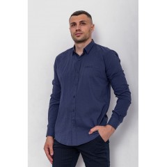 Сорочка чоловіча класична, колір синій, 244R4686