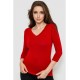 Лонгслив укороченный с рукавом 3/4, цвет бордовый, 186R509.