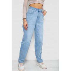 Джинсы женские MOM -уценка, цвет голубой, 255RM580-U-4