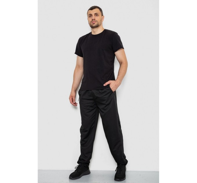 Спорт мужские брюки, цвет черный, 244R41388