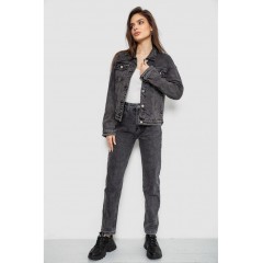Куртка жіноча джинсова, колір сірий, 255RA2300