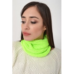 Вязаный женский хомут, салатового цвета, 103R066.