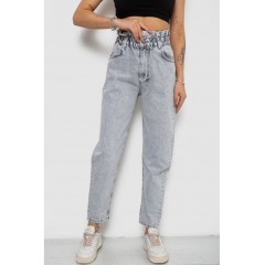 Джинси жіночі Mom-fit, колір блакитний, 244R1601S20