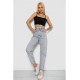 Джинси жіночі Mom-fit, колір сірий, 244R1601S20