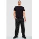 Спорт брюки мужские, цвет черный, 244R10018