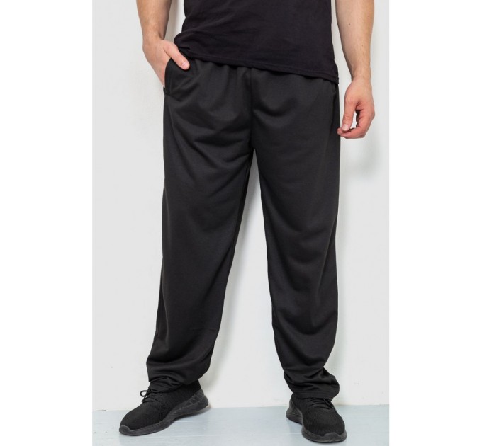 Спорт брюки мужские, цвет черный, 244R10018