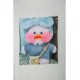 Костюм для девочек велюровый, цвет белый, 102R1528.