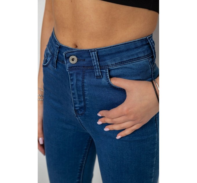 Джинси жіночі Skinny, колір синій, 182R3629