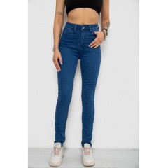 Джинси жіночі Skinny, колір синій, 182R3629