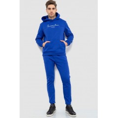 Спортивний костюм чоловічий на флісі, колір електрик, 238R57160