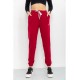 Спорт штаны женские двунитка, цвет бордовый, 129R1466
