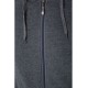 Кофта мужская на флисе с капюшоном, цвет серый, 244R2493.