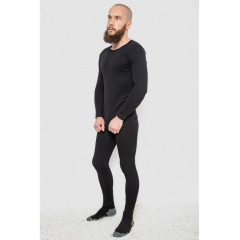 Термобелье мужское на флисе, цвет черный, 131R153115