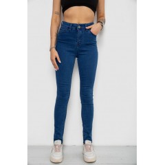 Джинси жіночі Skinny, колір синій, 182R3619