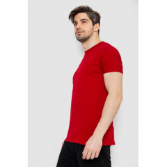 Футболка мужская однотонная базовая, цвет бордовый, 244R2405