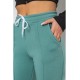 Спортивные брюки женские на флисе, оливковый цвет, 247R7555