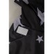 Женская ветровка с капюшоном -уценка, цвет черный, 238R102-4-U-1
