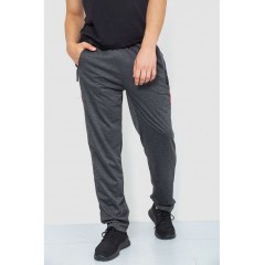 Спорт чоловічі штани, колір темно-сірий, 244R41125