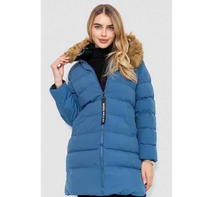 Куртка женская двухсторонняя, цвет сине-черный, 129R818-555 оптом