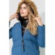 Куртка женская двухсторонняя, цвет сине-черный, 129R818-555 оптом