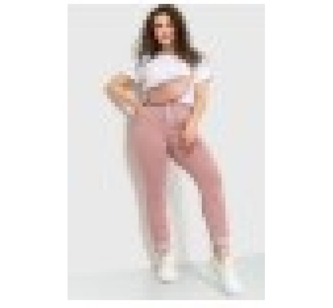 Спорт штаны женские демисезонные, цвет розовый, 226R027