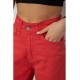 Джинсы женские, цвет коралловый, 182R3972