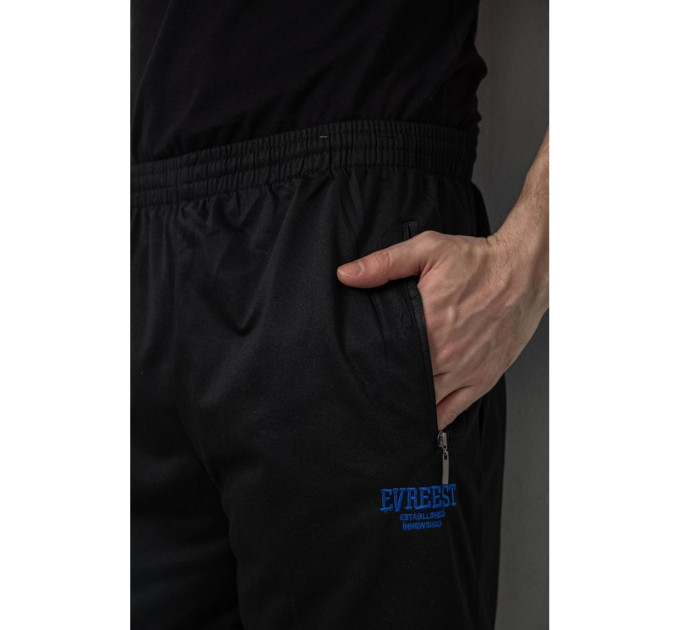 Спортивные брюки мужские, цвет черный, 244R4692.