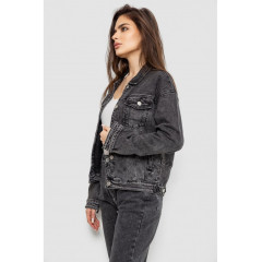 Куртка женская джинсовая, цвет серый, 255RA2300