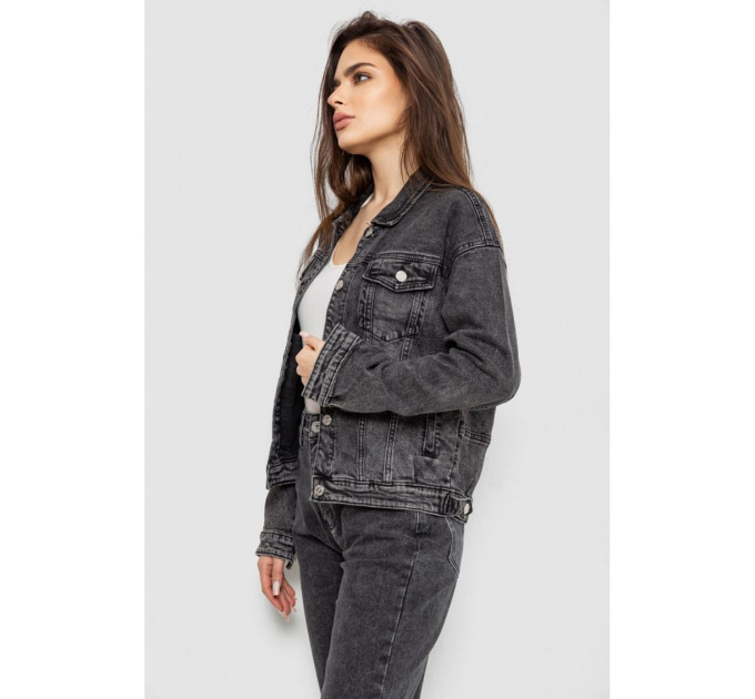 Куртка женская джинсовая, цвет серый, 255RA2300