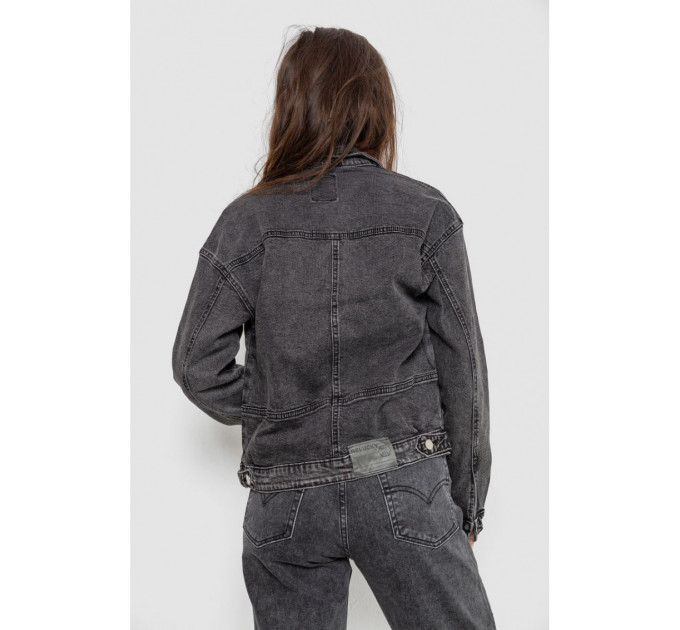 Куртка женская джинсовая, цвет серый, 255RA2300