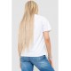 Женская футболка с принтом, цвет белый, 221R3008-1