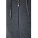 Кофта мужская на флисе с капюшоном, цвет серый, 244R2493.