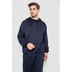 Спорт костюм чоловічий, колір темно-синій, 244R9153
