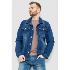 Джинсовая куртка мужская, цвет синий, 157R4598.