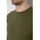 Футболка мужская однотонная базовая, цвет хаки, 244R2404