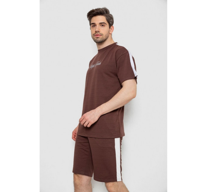 Костюм мужской повседневный, цвет шоколадный, 238R1569.