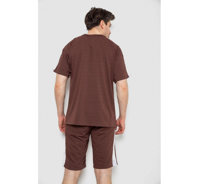 Костюм мужской повседневный, цвет шоколадный, 238R1569.