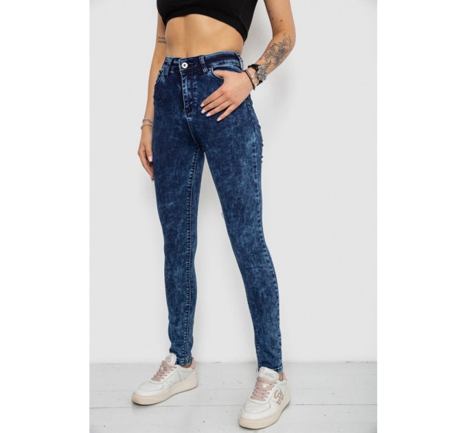 Джинсы женские Skinny, цвет синий, 182R3428