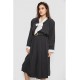 Костюм женский классический в горох, черно-белый, 167R3002